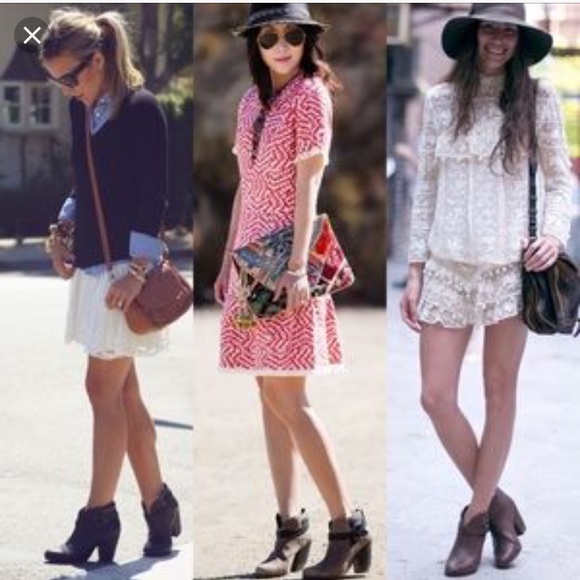 rag and bone leather ankle boots